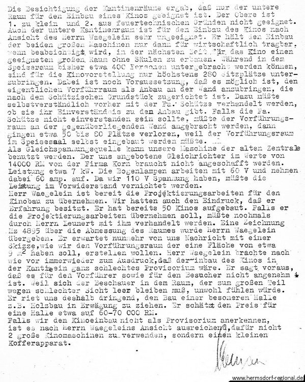 Bericht vom 12.04.1948